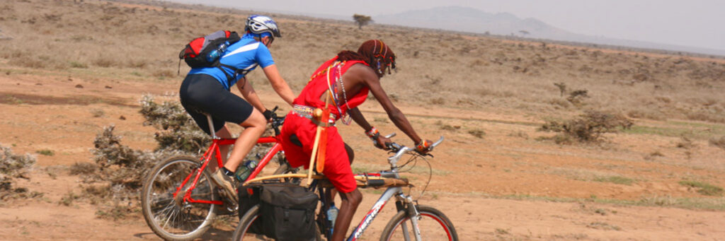 Foredrag om cykling med masaier